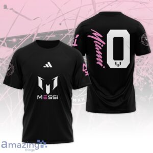 Messi Inter Miami Black 3D Shirt